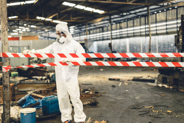 Professional Drug Lab Cleanup technician working in Shelby, OH